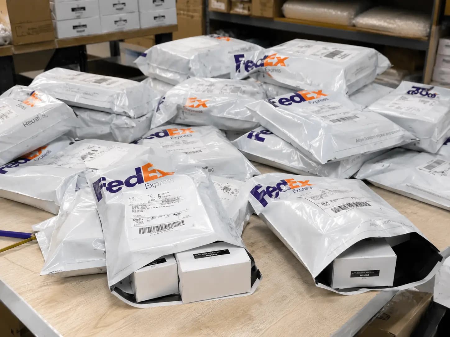 Packed shipments