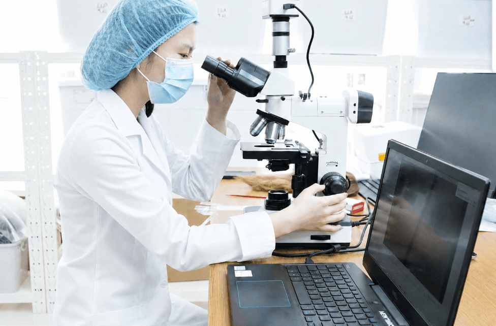 Quality control microscope inspection